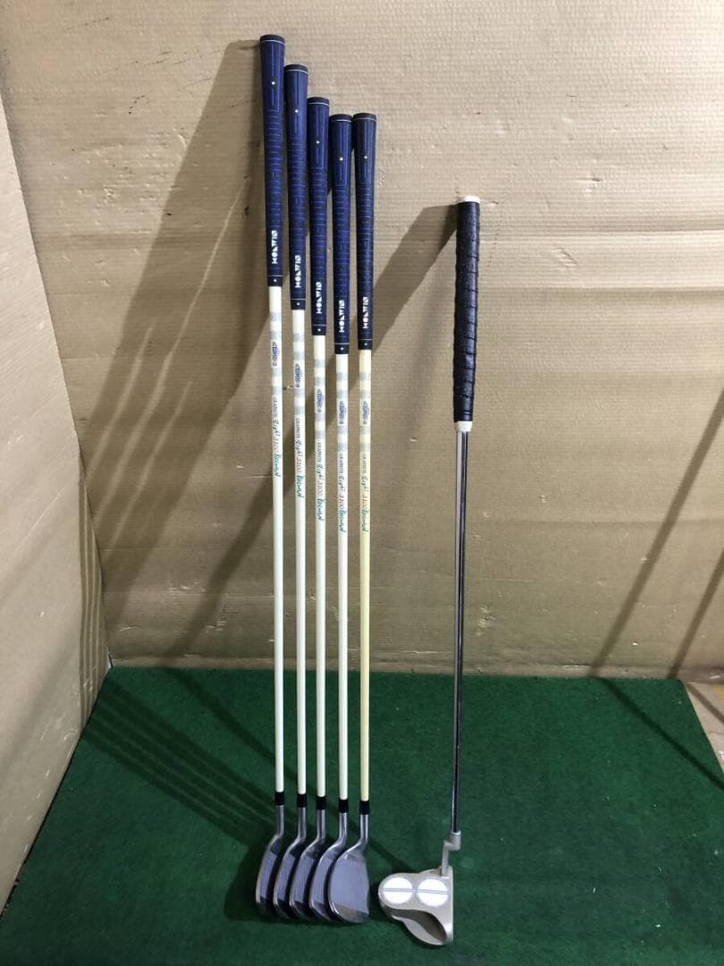 レディース向け「右打ち用」中古ゴルフクラブハーフセット☆コルウィン 混成 8本組