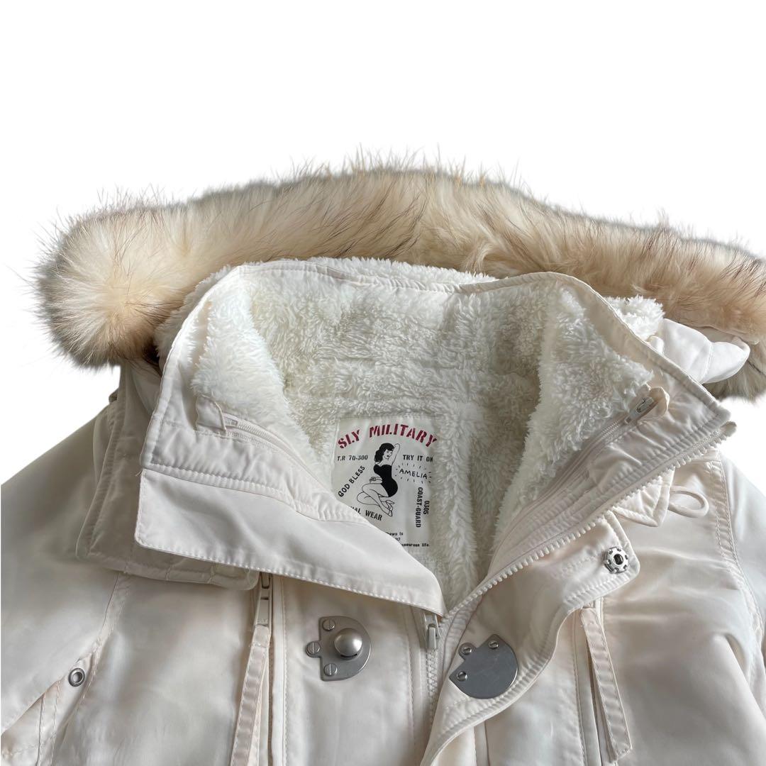 【☆希少☆】 SLY モッズコート N3B Y2K 平成 ホワイト 激レア 古着