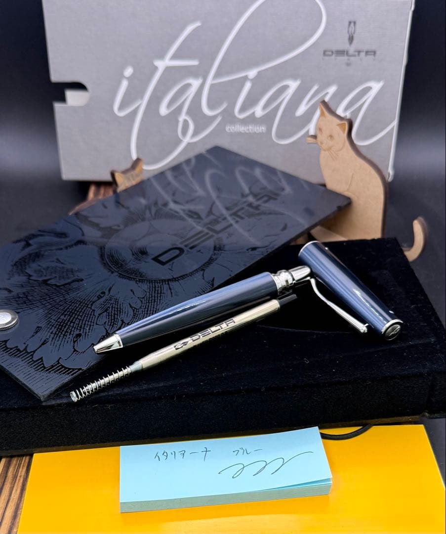 DELTA ボールペン イタリアーナ ブルー