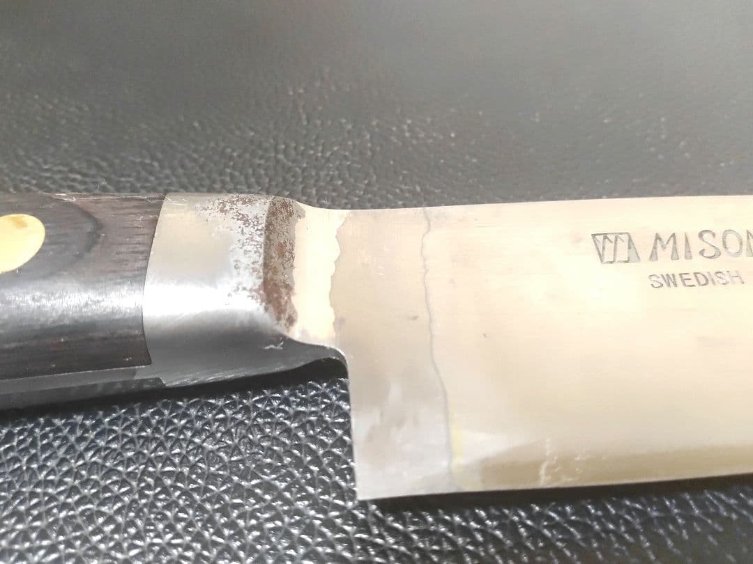 希少刃渡り 33cm 特製鍛造中古サビ少筋引包丁Misonoミソノ全長46cm