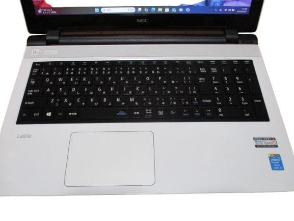 NEC　 Win11/Corei３/SSD256新品/８GB/DVD/カメラ