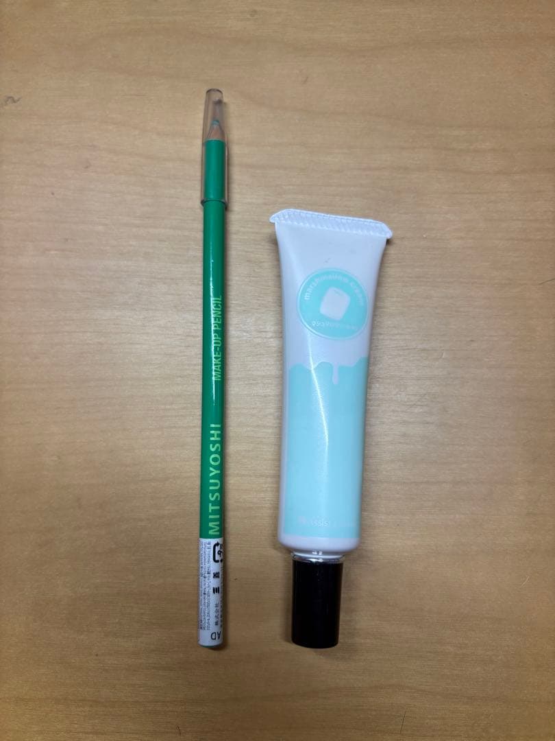 値下げ中✨にじさんじ 緑仙 コスプレ 衣装 ウィッグ　アイブロウペンシル　下地