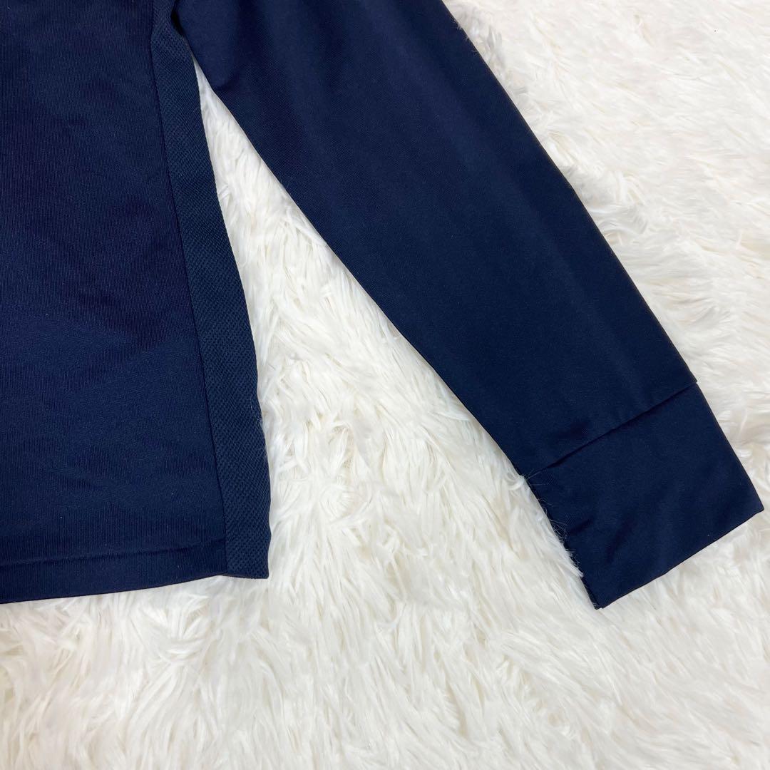 ラルフローレン ゴルフ 長袖 スポーツウェア ハーフジップ ポニーロゴ 刺繍 紺