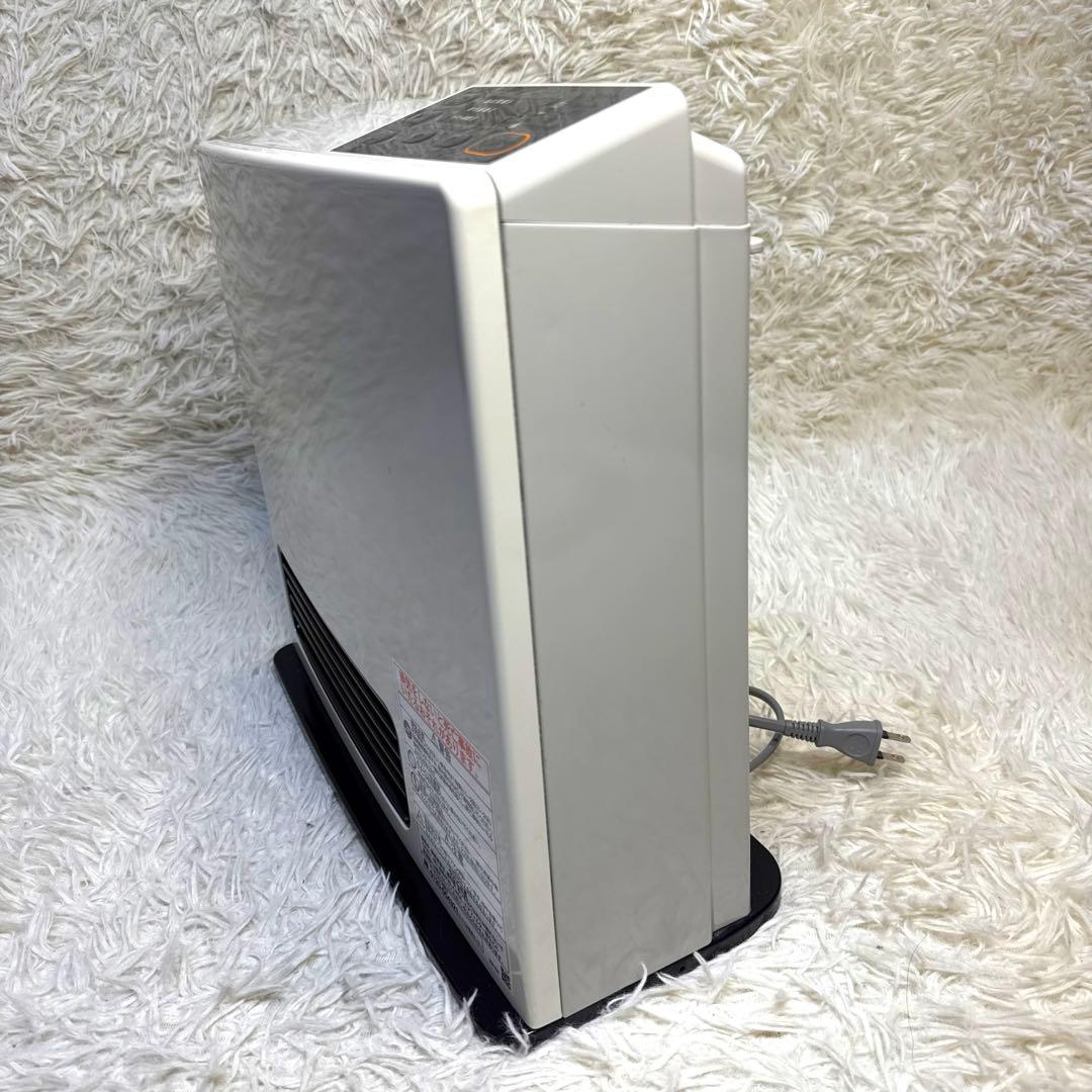 22年製 リンナイ RC-N206E 都市ガス用ファンヒーター ホース3m付き