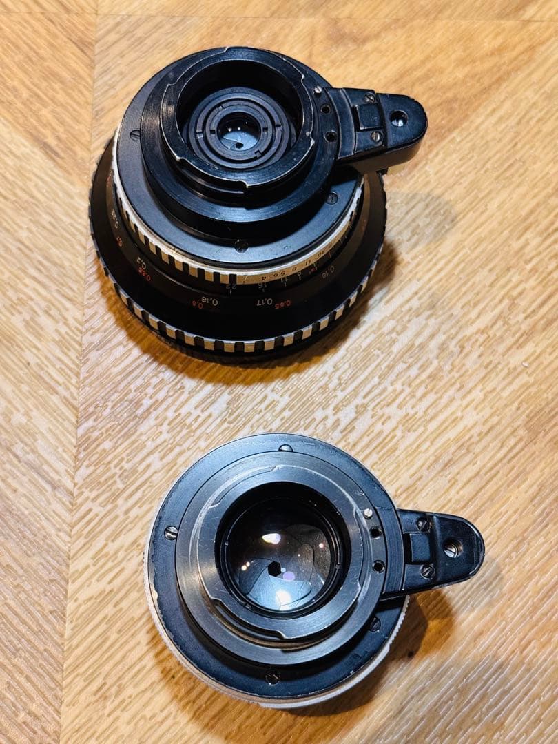 レンズ(単焦点) Zeiss Flektogon 20mm f4+Pancolar 50mm f2