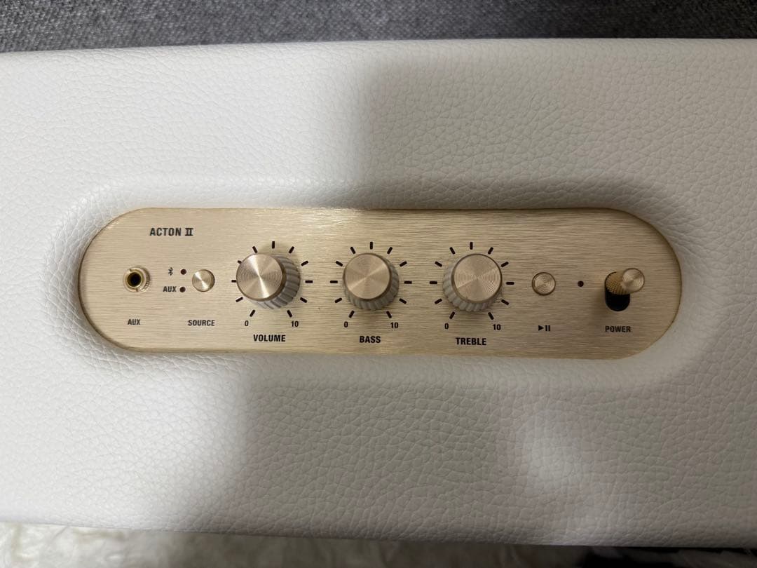 【ジャンク品】Marshall Acton II ワイヤレススピーカー　クリーム