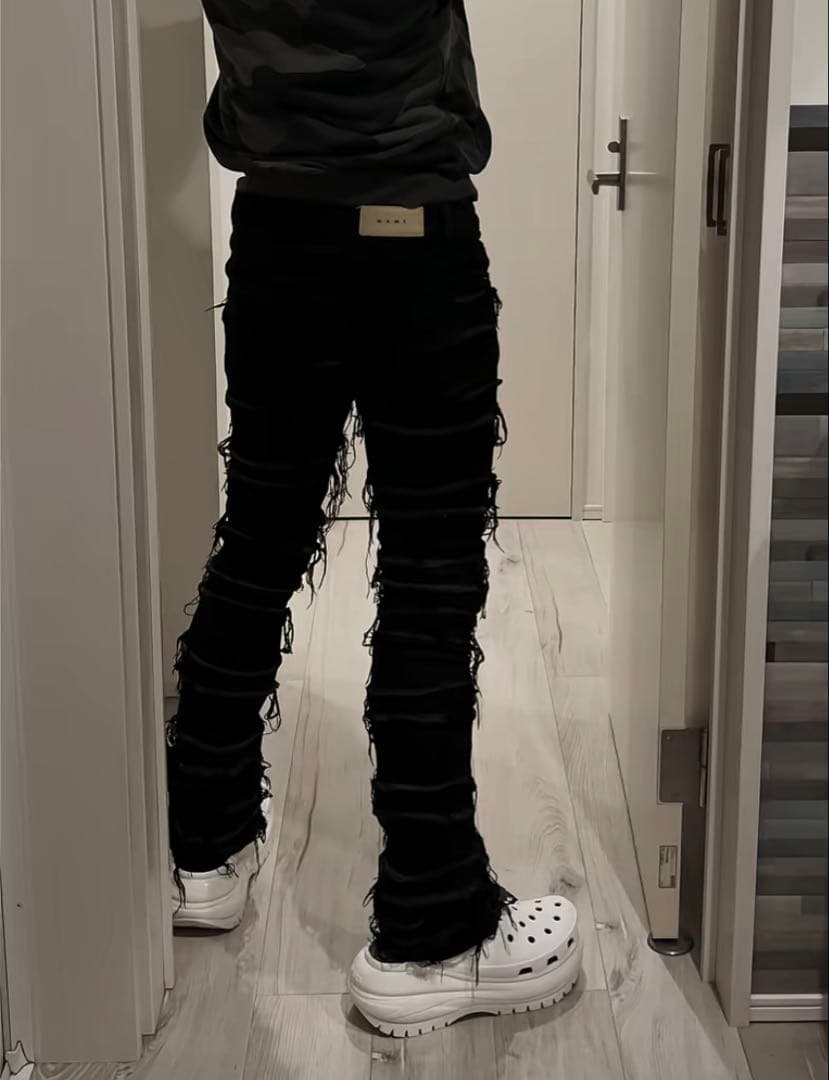 mnml フレア　drip swag フレア　w30