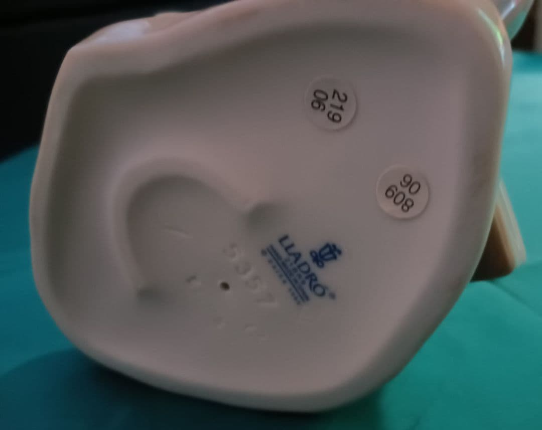 【リヤドロ】LLADRO　ドン・キホーテ　スペイン　磁器　ロゴ入りスタンドセット