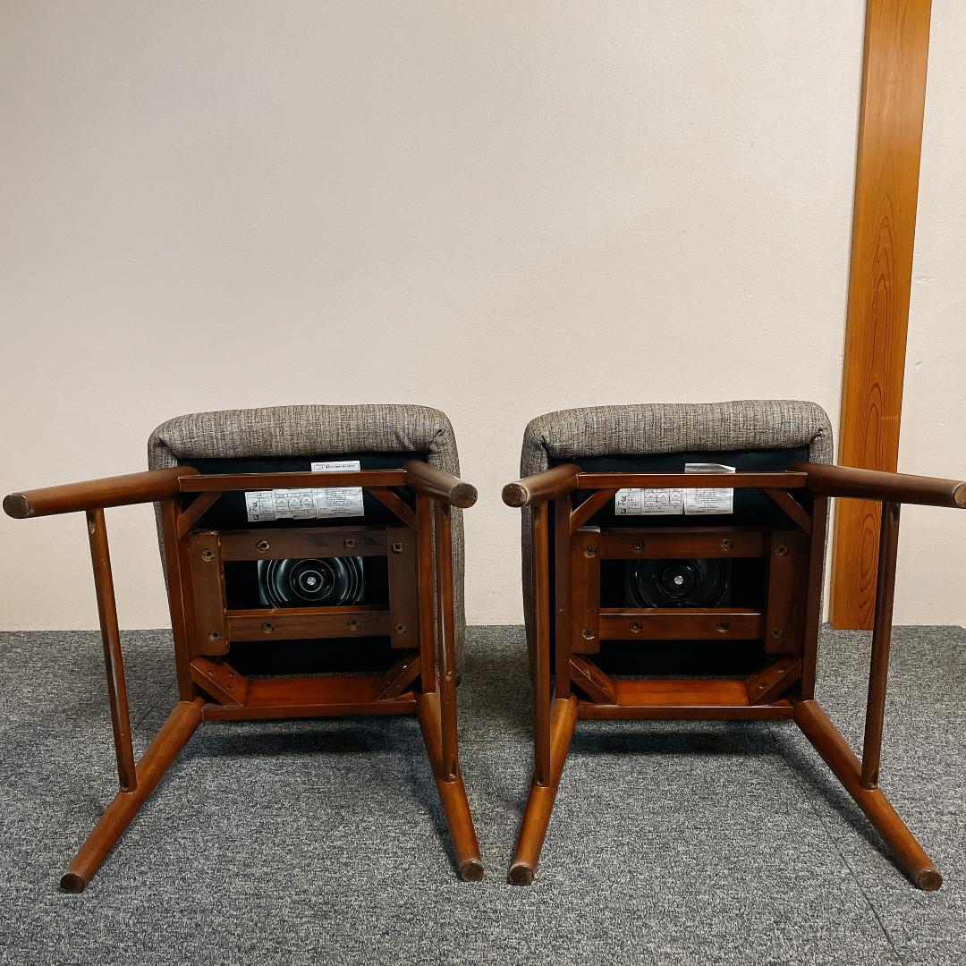 美品 ニトリ 回転式 ダイニングチェア 椅子 2個セット