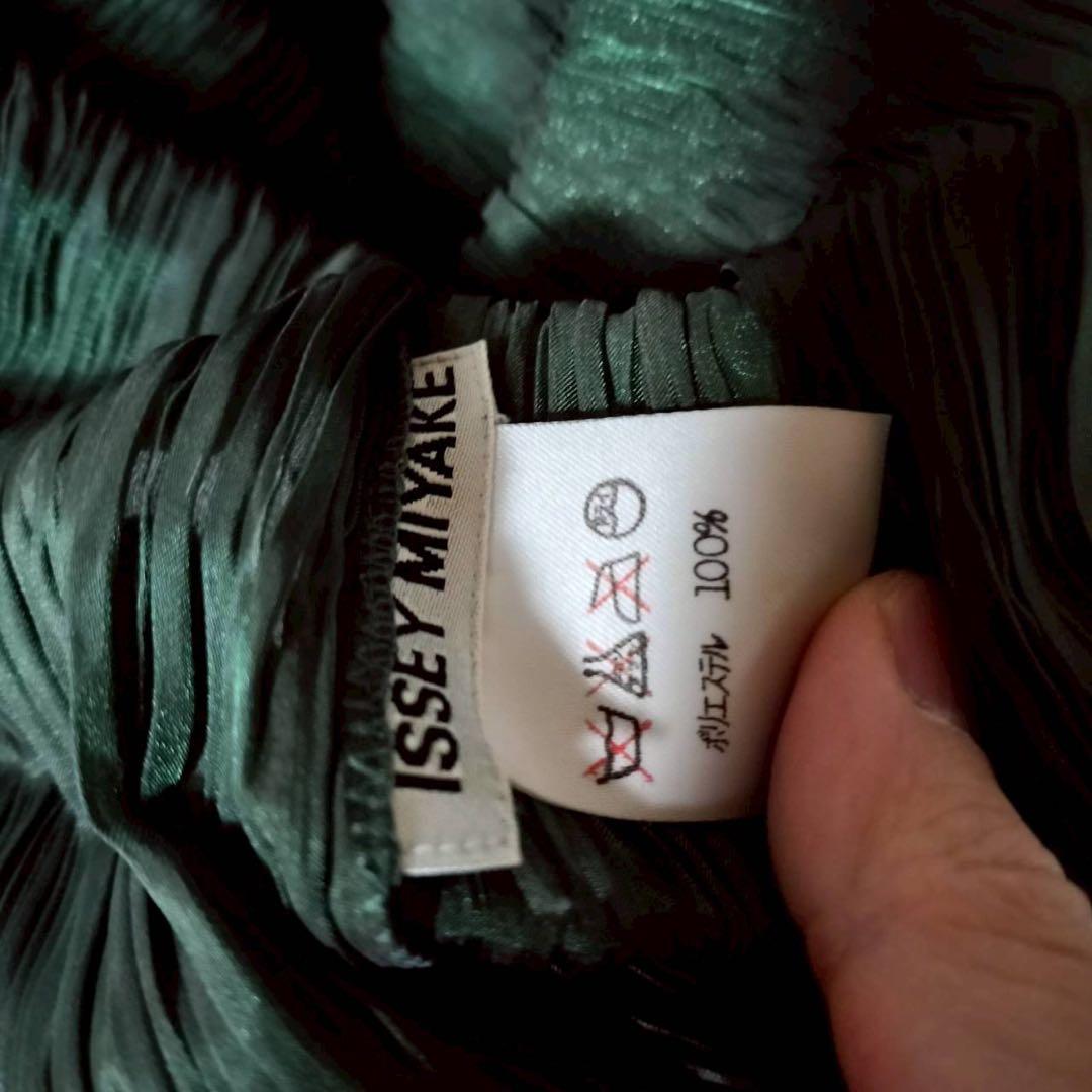 イッセイミヤケ プリーツプリーズ 光沢カーディガン ボレロ ドレス カラーレス