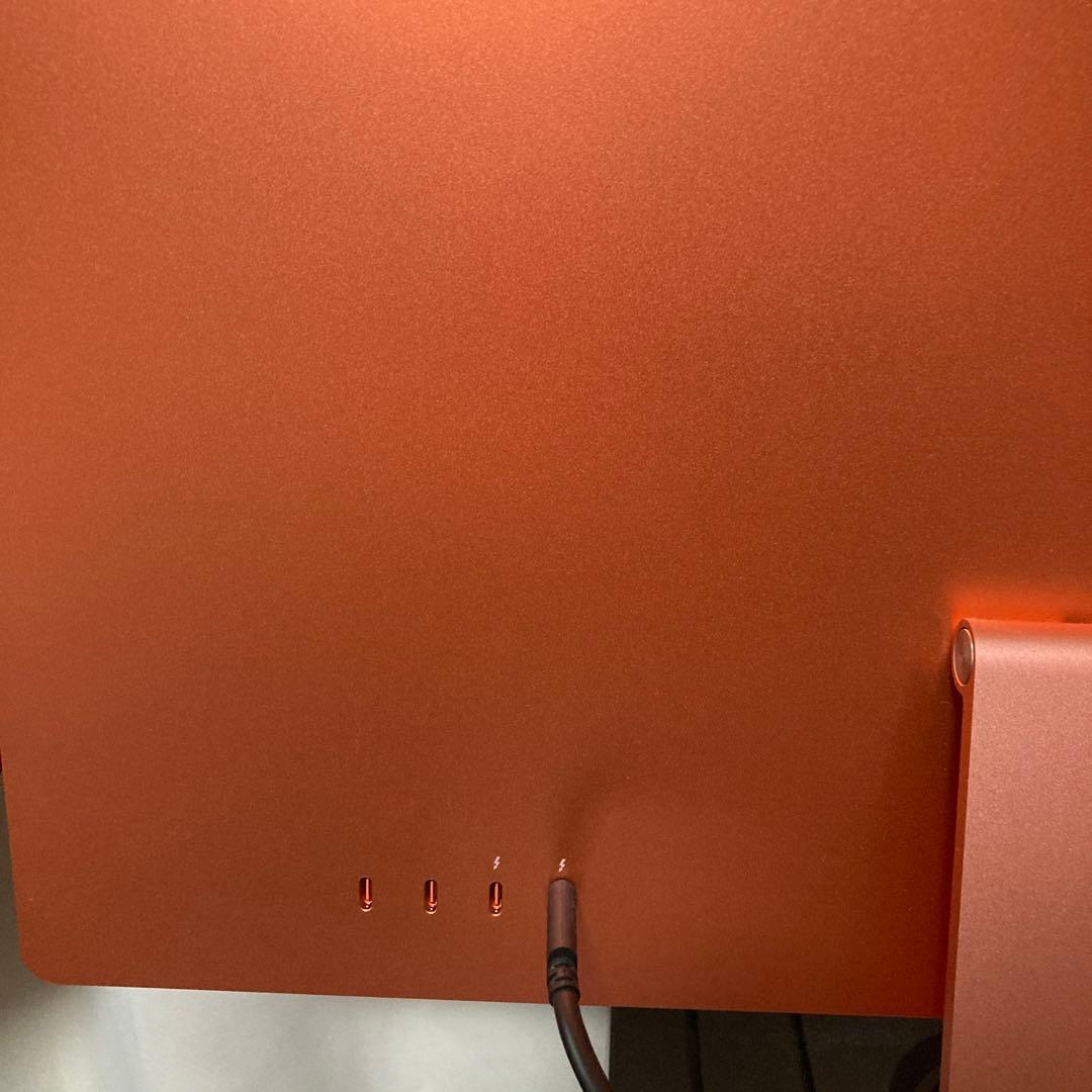 【美品】Apple iMac 24インチ　M3　24GB 256GB オレンジ