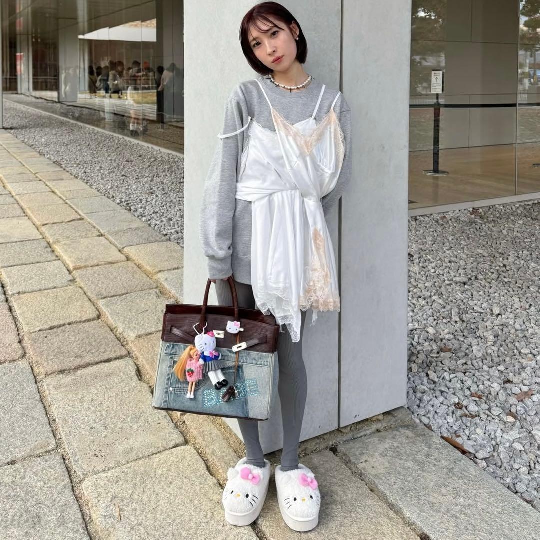 LITMUS herpraha ランジェリードッキングスウェット