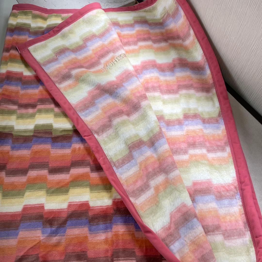 希少品 新品未使用 ミッソーニ MISSION 綿毛布