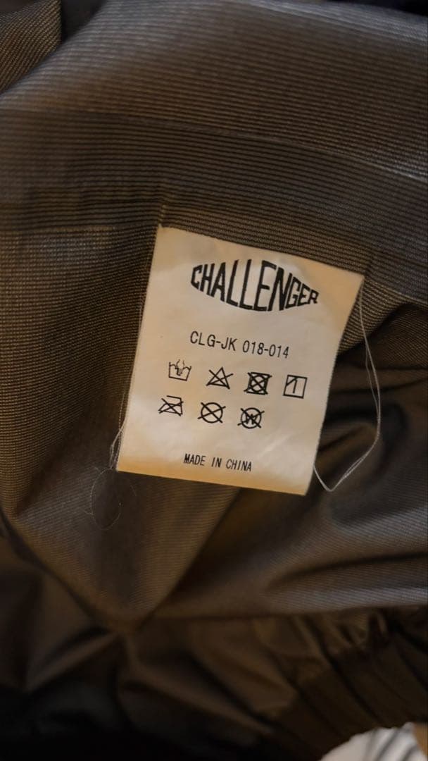 CHALLENGER XL ナイロンジャケット ブラック/ホワイト