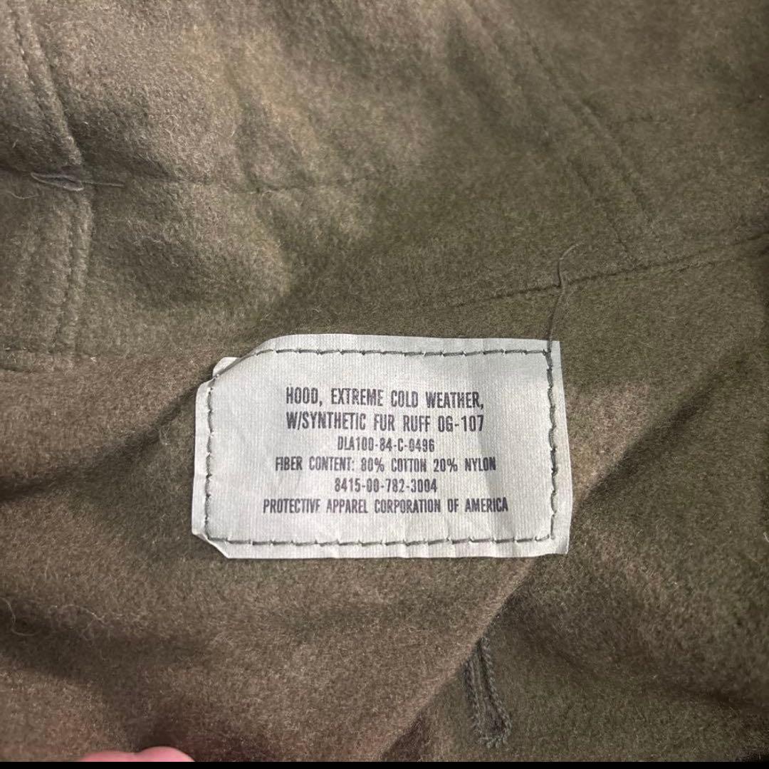 美品　米軍実物　M65パーカー　フィッシュテールパーカーMEDIUMフルセット