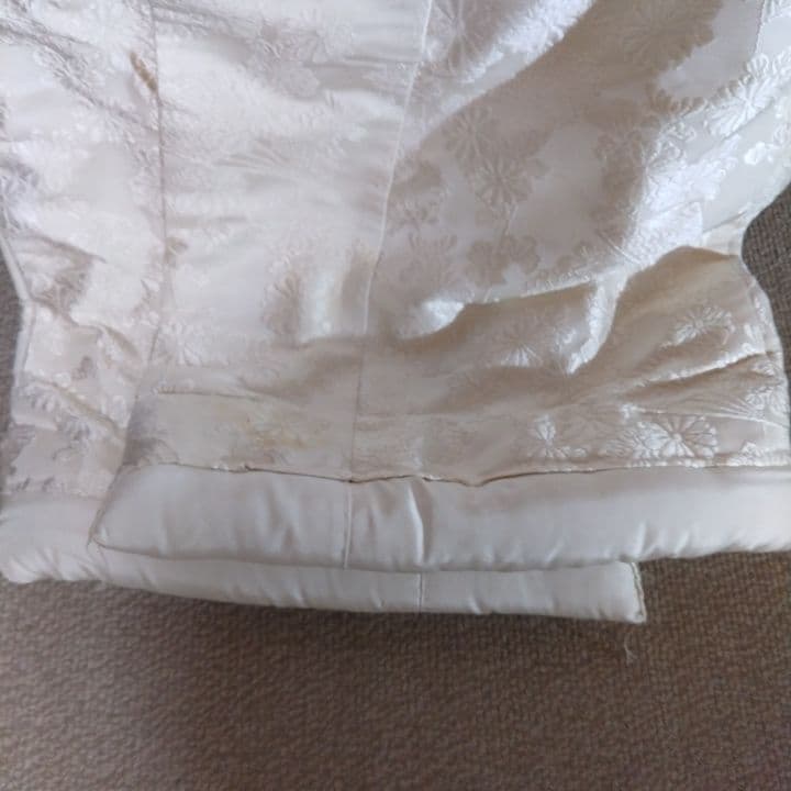 白無垢 菊と扇子柄に唐織 5