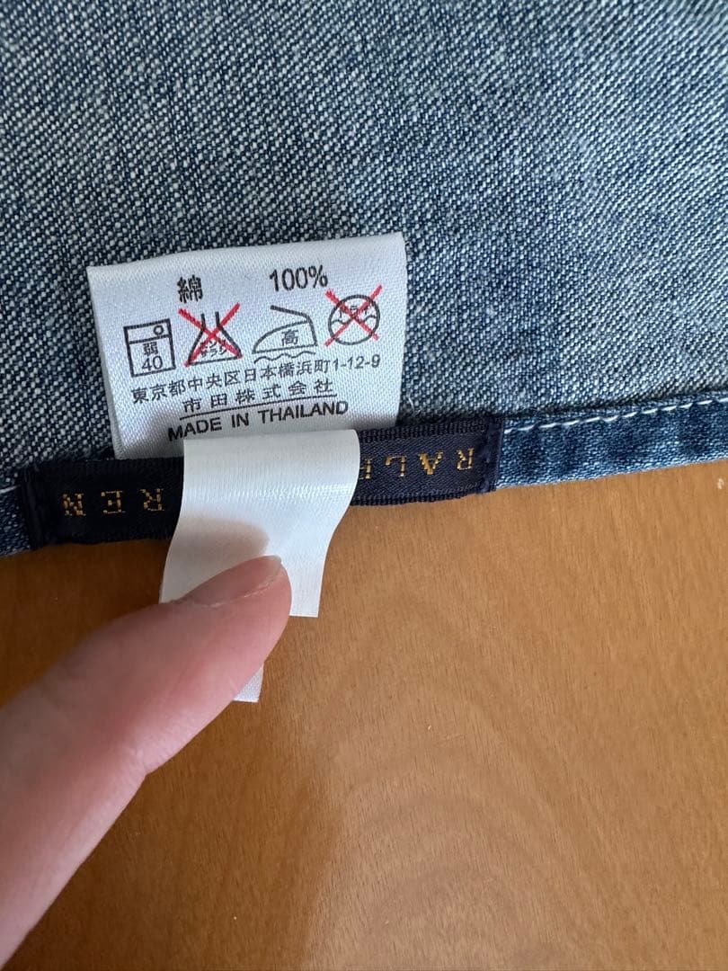 RALPH LAUREN クラッシックデニム エプロン