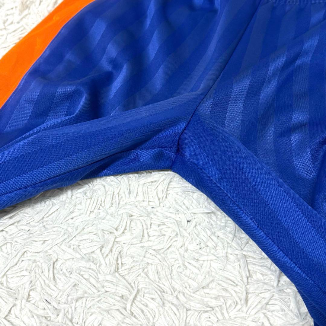 PUMA 日本製 ジャージ セットアップ 90s ブルー×オレンジ O サイズ