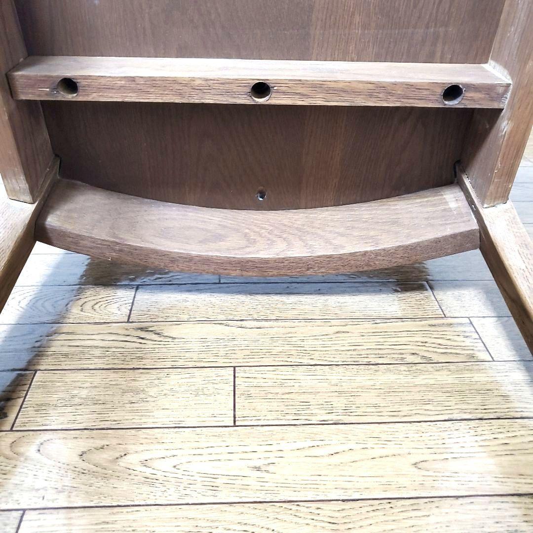 【希少】オーク無垢 ダイニングチェア アンティーク 木製 チェア 椅子