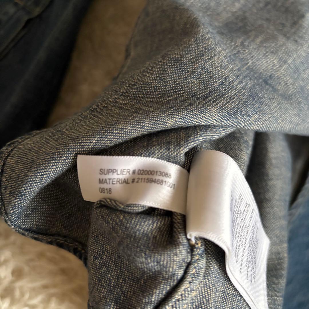 美品 ラルフローレン デニムシャツ ダンガリー M カスタムフィット インディゴ