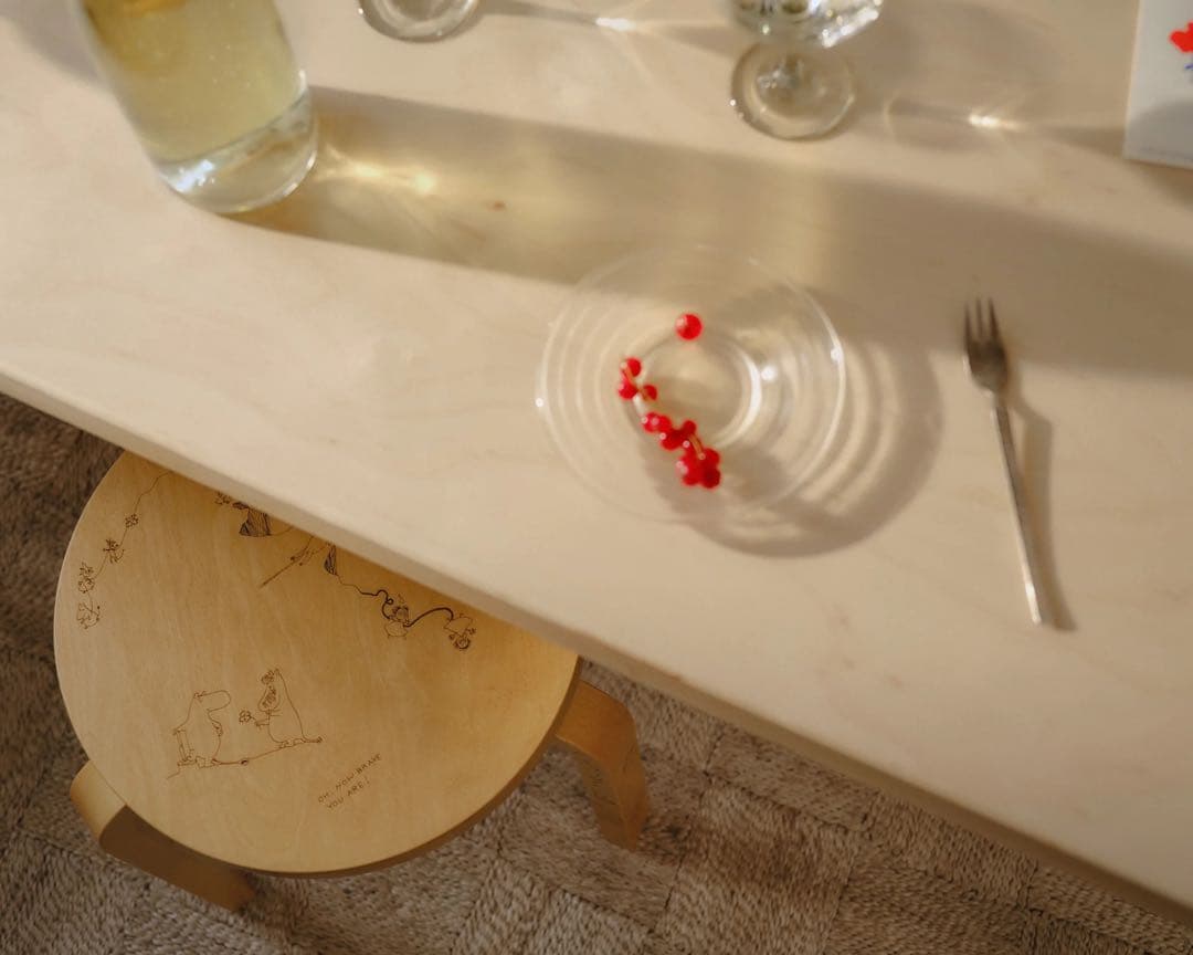Stool 60 Celebratinon Artek ＋ Moomin