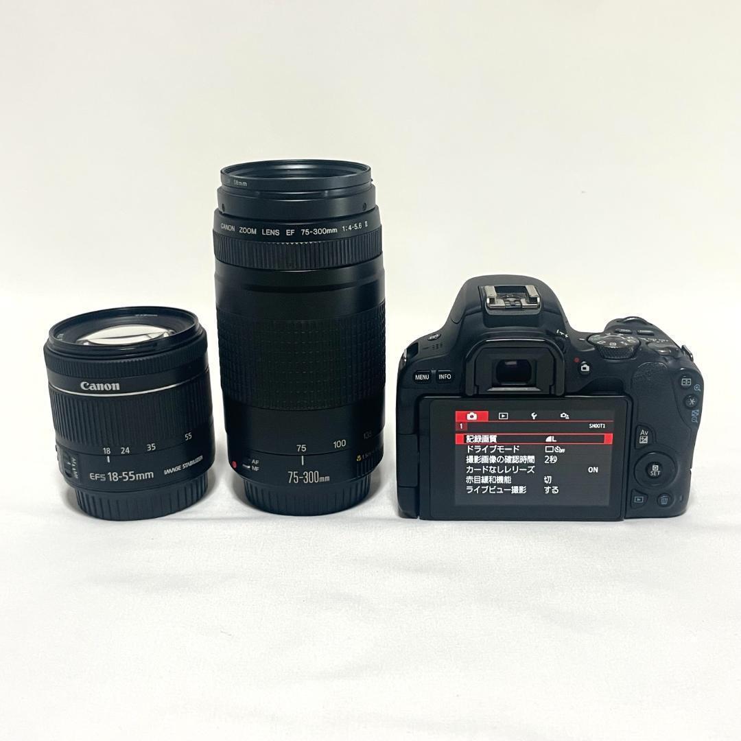 一眼レフ入門に❣️ Canon EOS Kiss X9 Wレンズセット