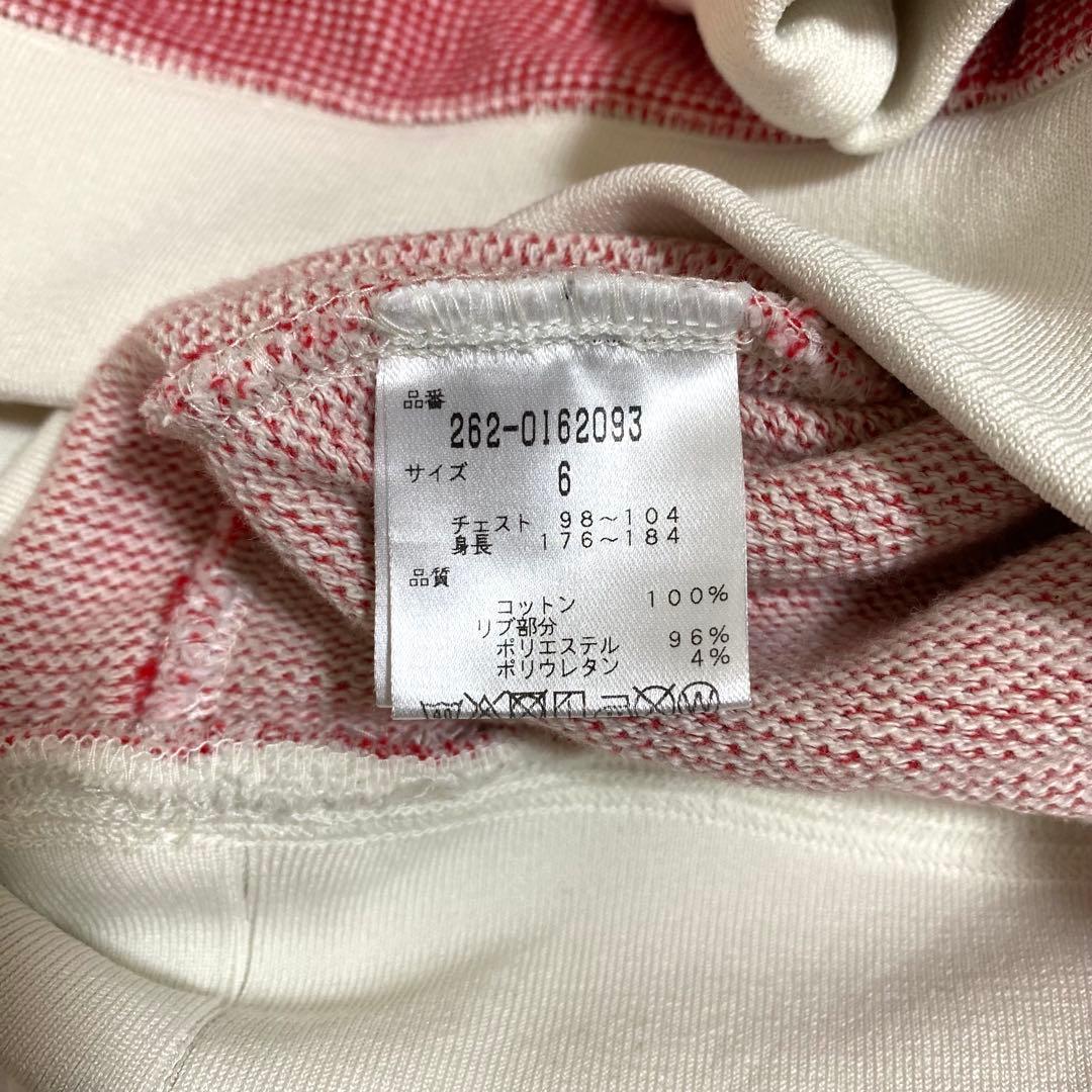 ジャックバニー　スウェット　トレーナー　刺繍ロゴ　バーズアイ　ゴルフ　赤　XL