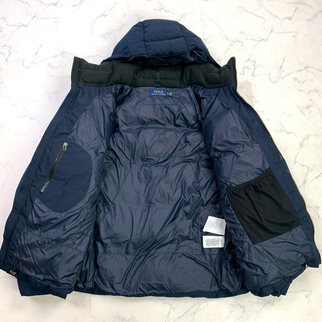 ポロラルフローレン ダウンジャケット 2way 肉厚 ネイビー XL　D987