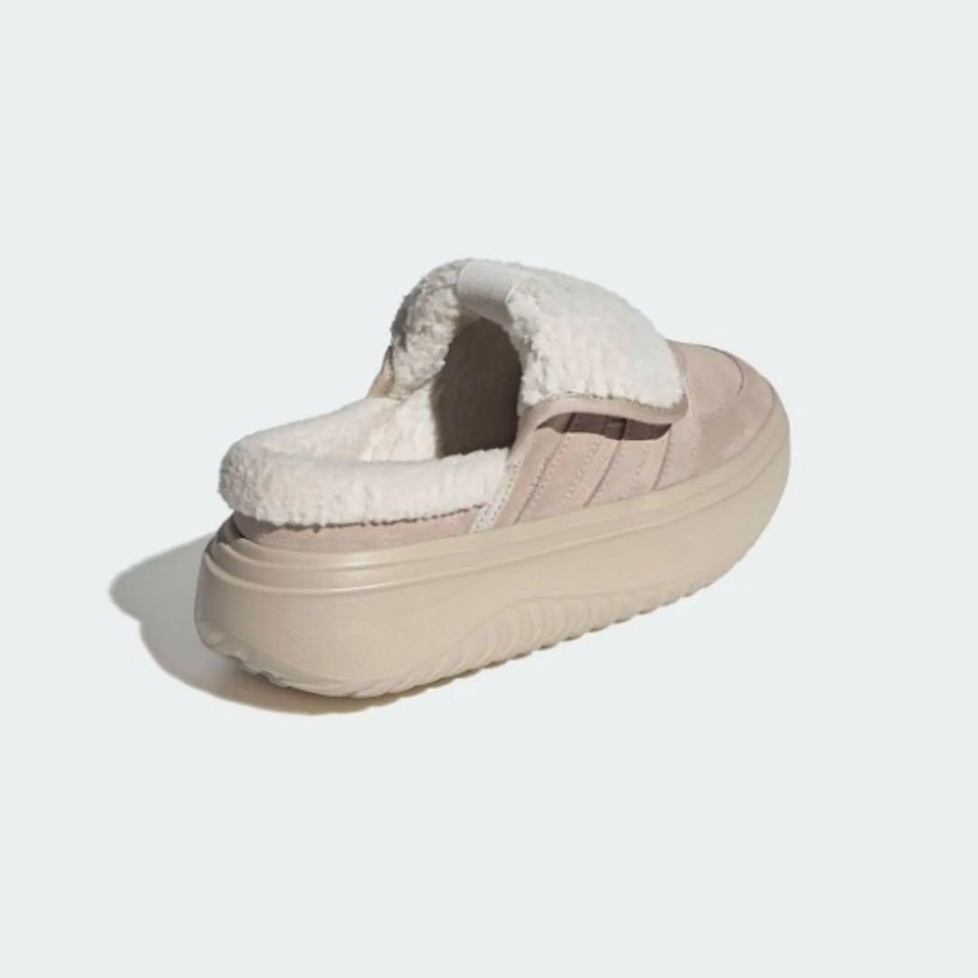 韓国限定 新作 ADIDAS GRANDCOURT MULE ベージュ 23.5