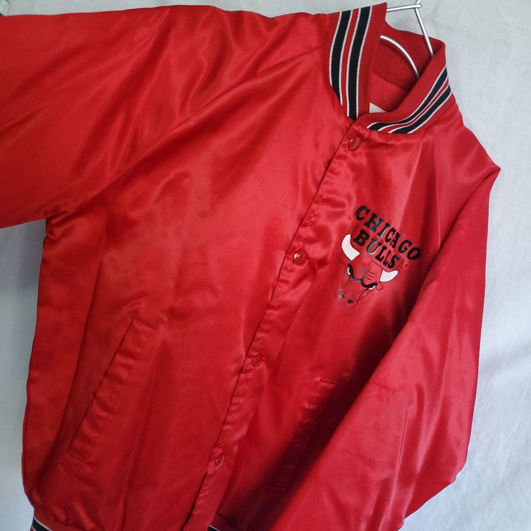 ブルズ BULLS スタジアムジャンパー ジャケット 牛 スタジャン 赤