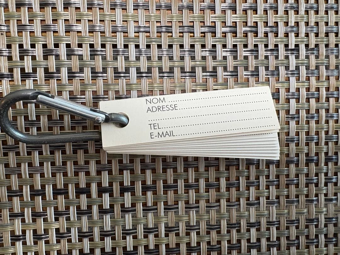 Maison Martin Margiela レザーキーリング　メモ付