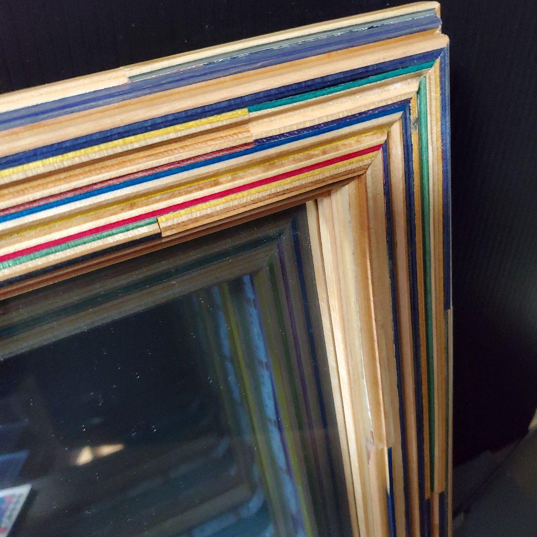 skateboard scrap LED アートフレーム