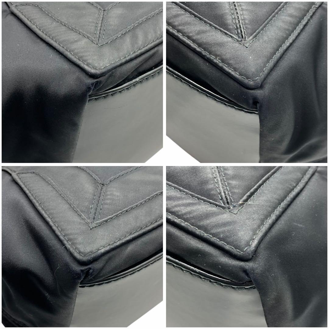 良品✨ バレンシアガ ネイビーカバスS ハンドバッグ ナイロン ブラック