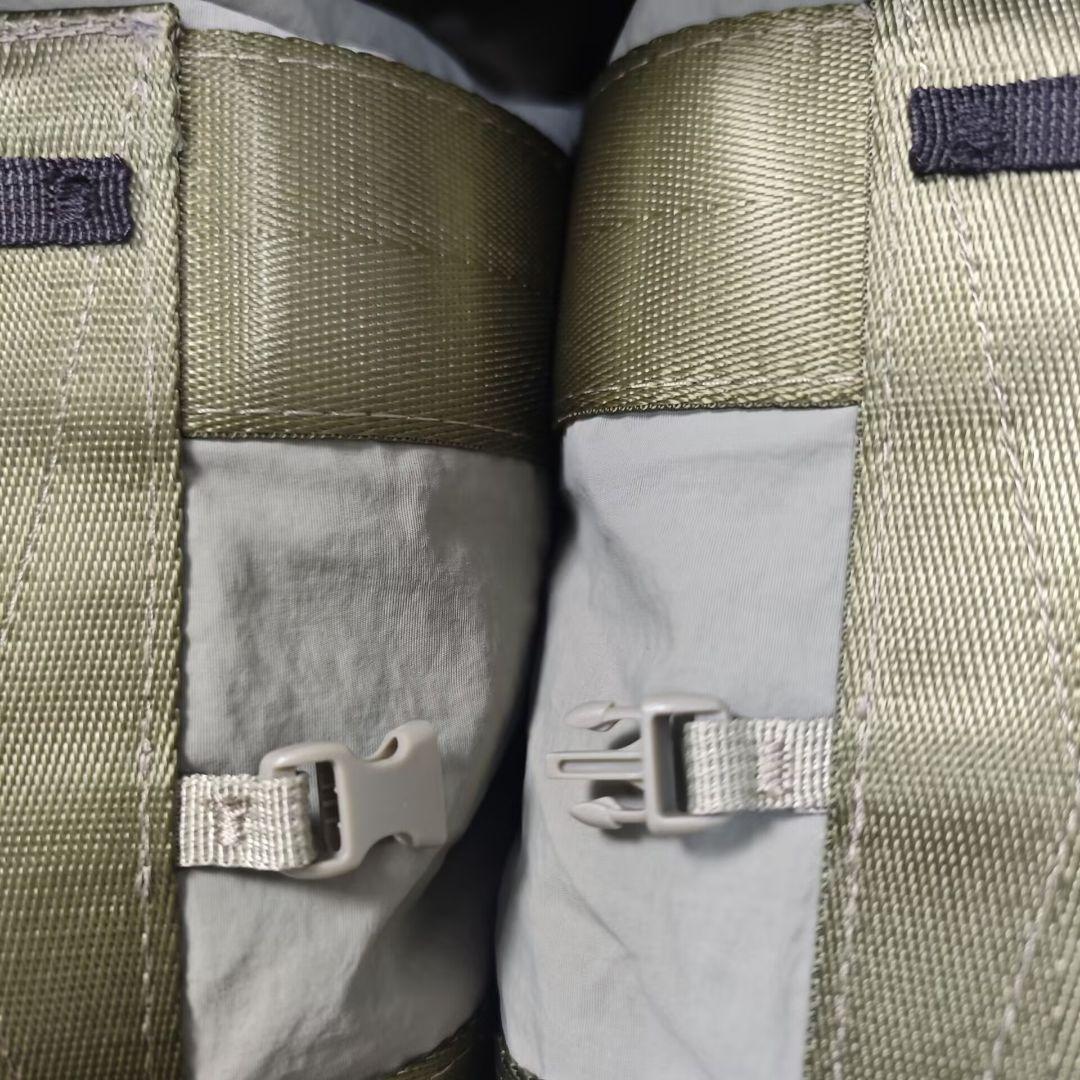 topologie トポロジー メッシュポケット付きショルダーバッグ グリーン