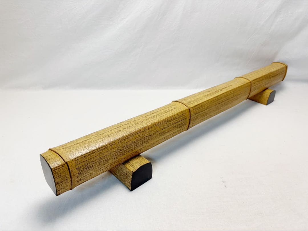 ほぼ未使用 茶道具 四方竹結界 胡麻竹 茶室道具 間仕仕切 竹工芸 衝立 紙箱