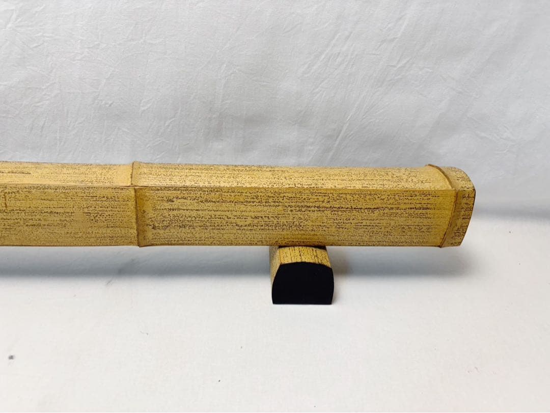 ほぼ未使用 茶道具 四方竹結界 胡麻竹 茶室道具 間仕仕切 竹工芸 衝立 紙箱