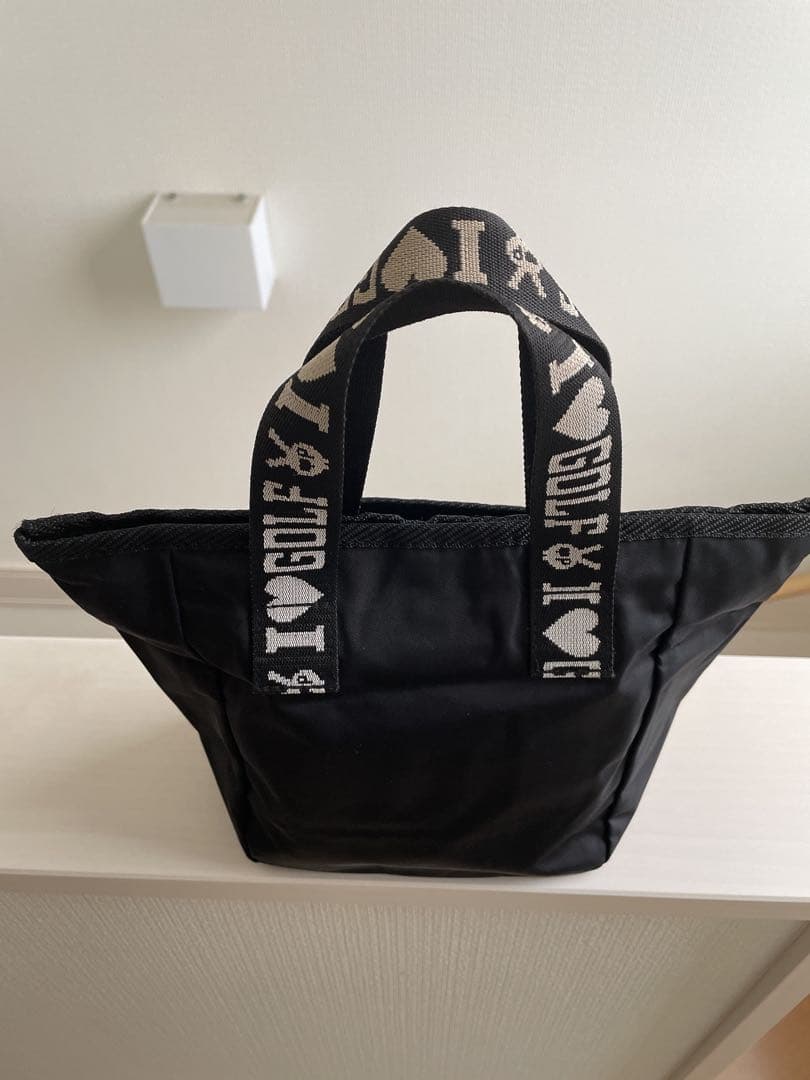 パーリーゲイツ PEARLY GATES カートバッグ トートバッグ 黒