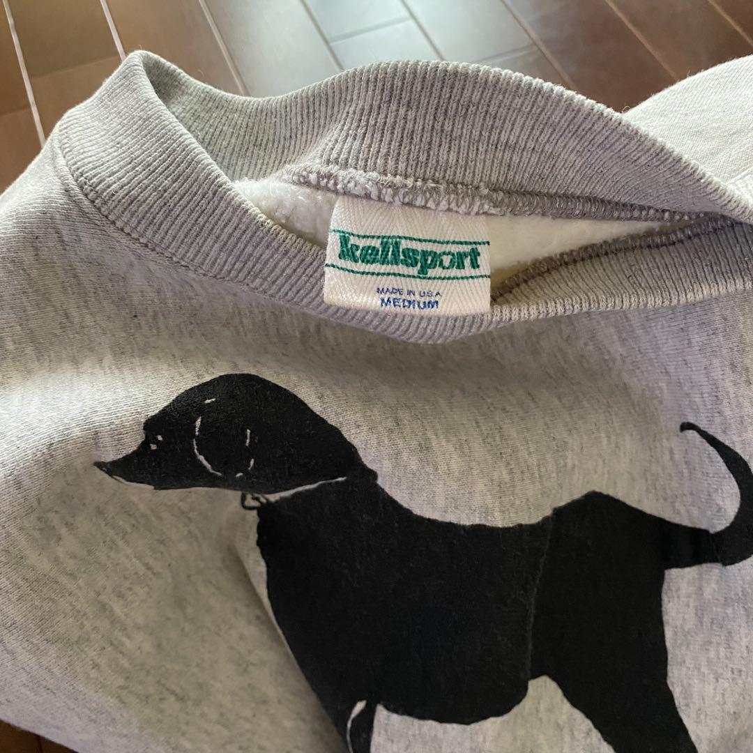 90’S The Black Dog プリントスウェットMADE IN USA