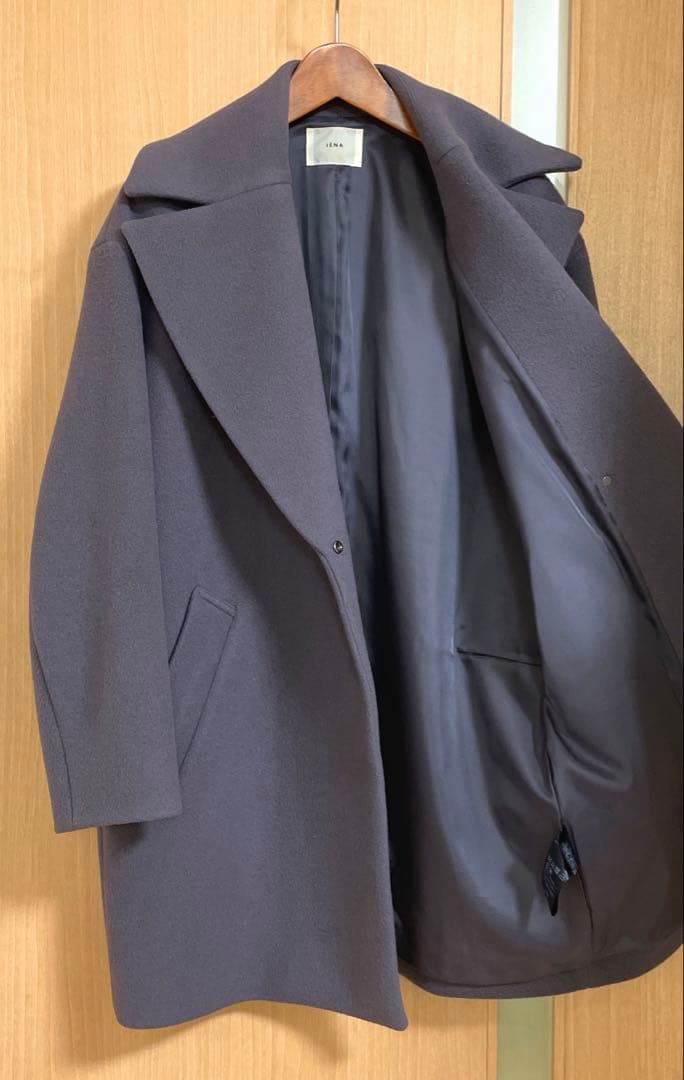 ☆チル✩.*˚☆イエナ super140 ウールコクーンショートコート