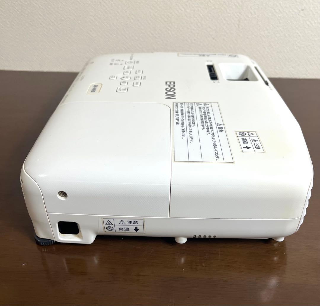 EPSON プロジェクター EB-W28 WXGA 本体　電源コード
