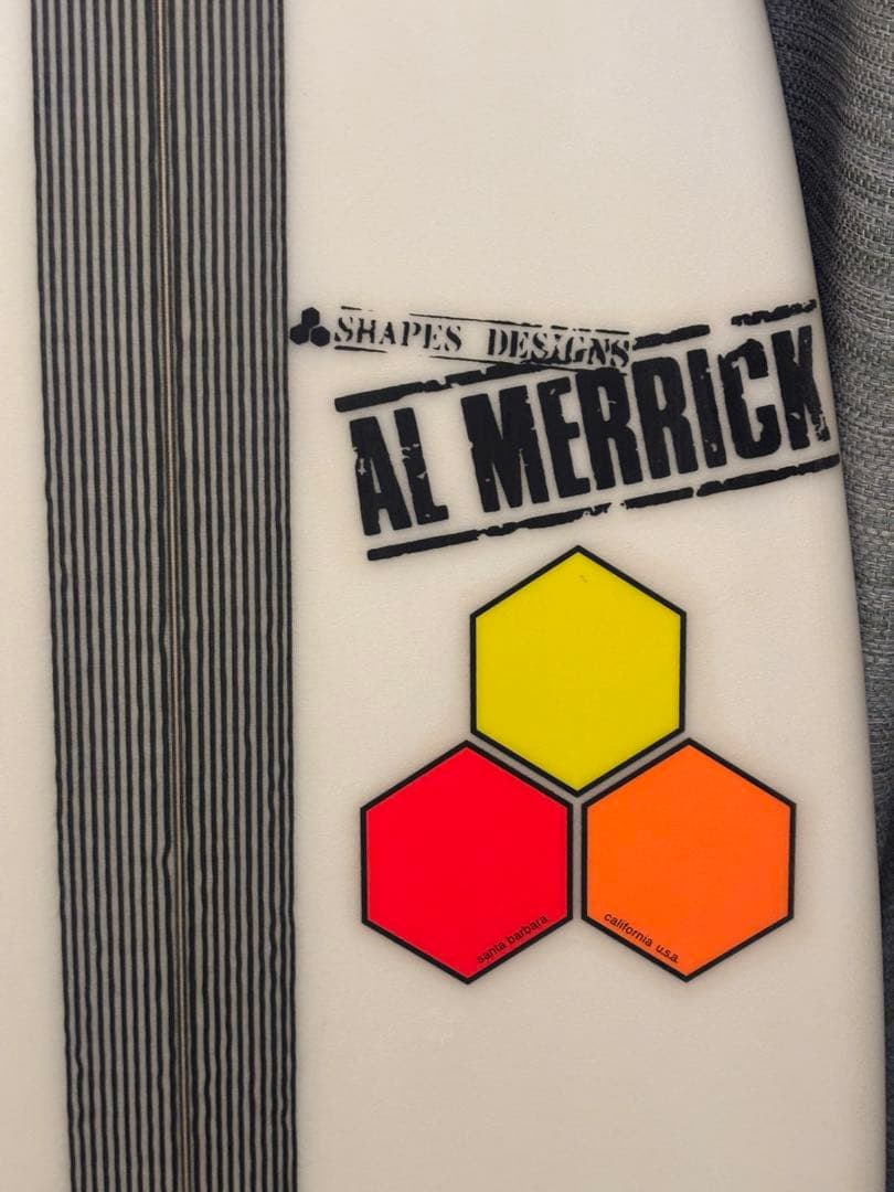 AL MERRICK ショートボード ホワイト 5.5
