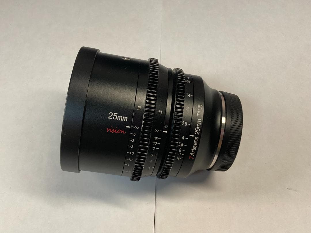7artisans 25mm T1.05 シネマレンズ Eマウント ND付