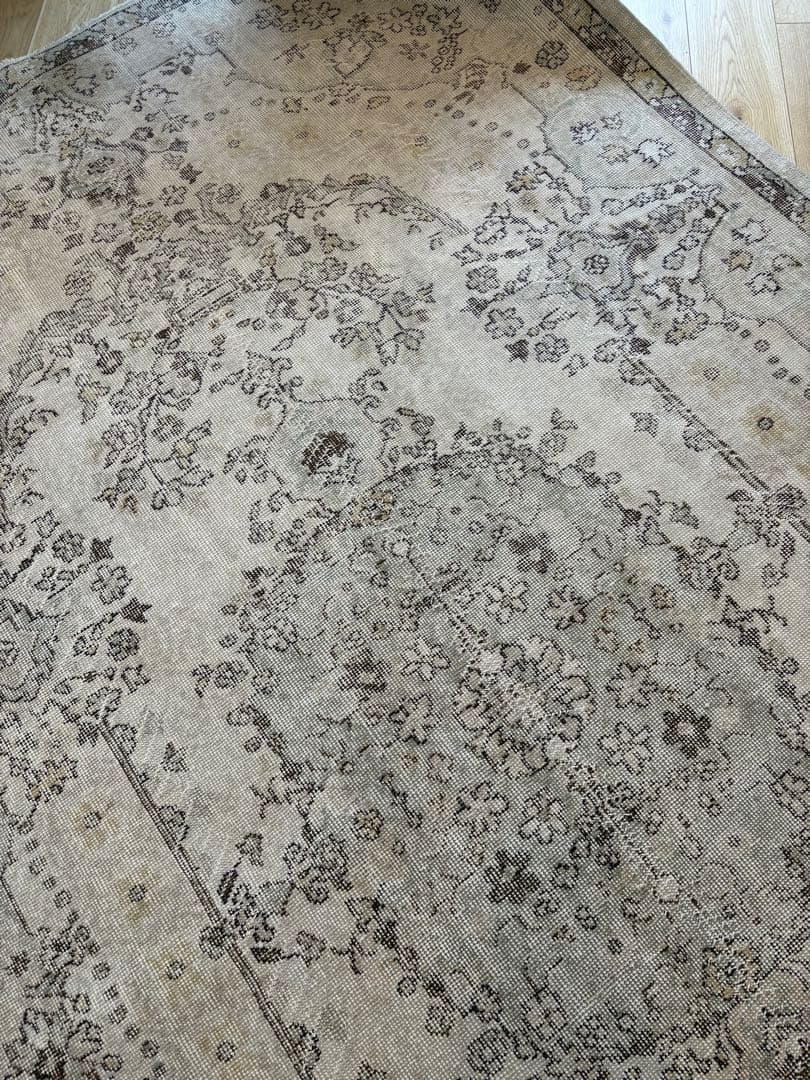 ヴィンテージ トルコラグ　ベージュ