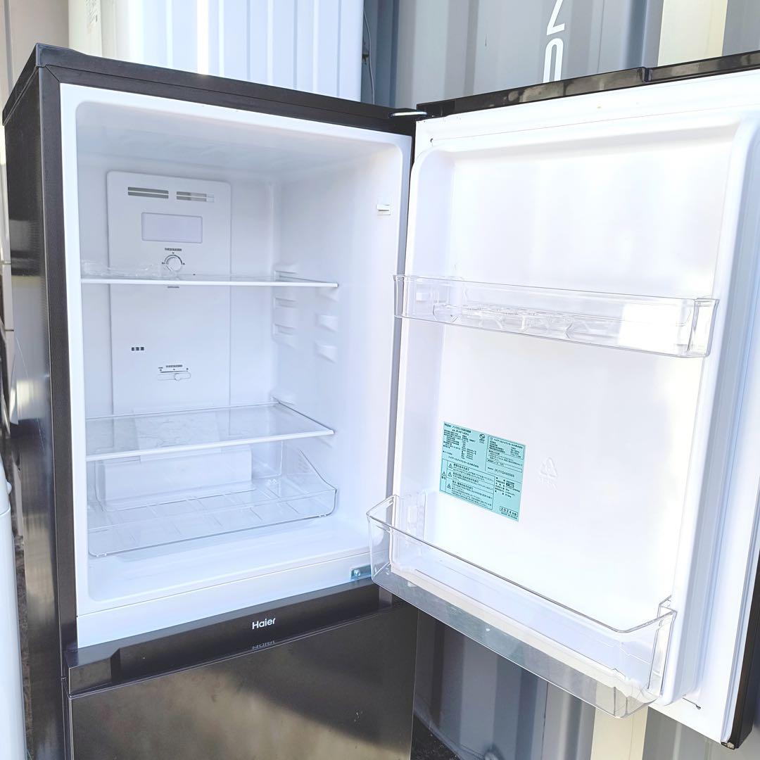 運搬取付無料！黒×白2台セット！Haier冷蔵庫ELSONIC洗濯機！超美品完動