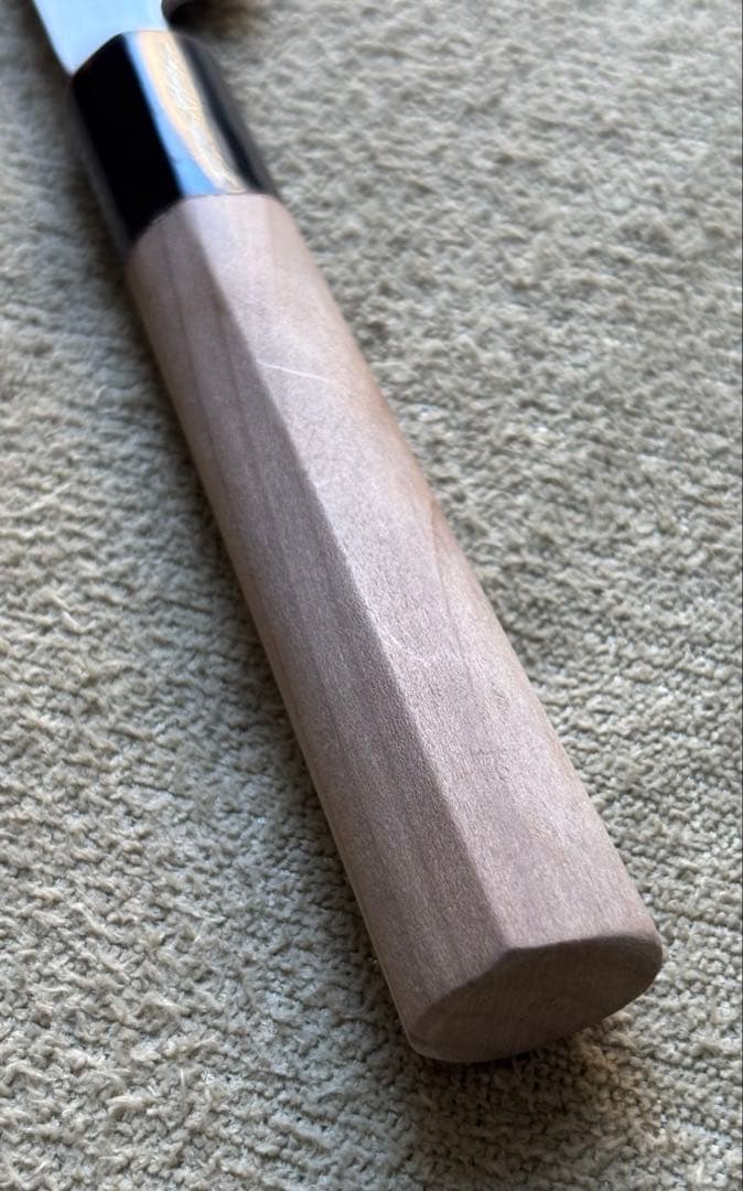 木屋　正夫　柳刃包丁 鋼製 木製ハンドル