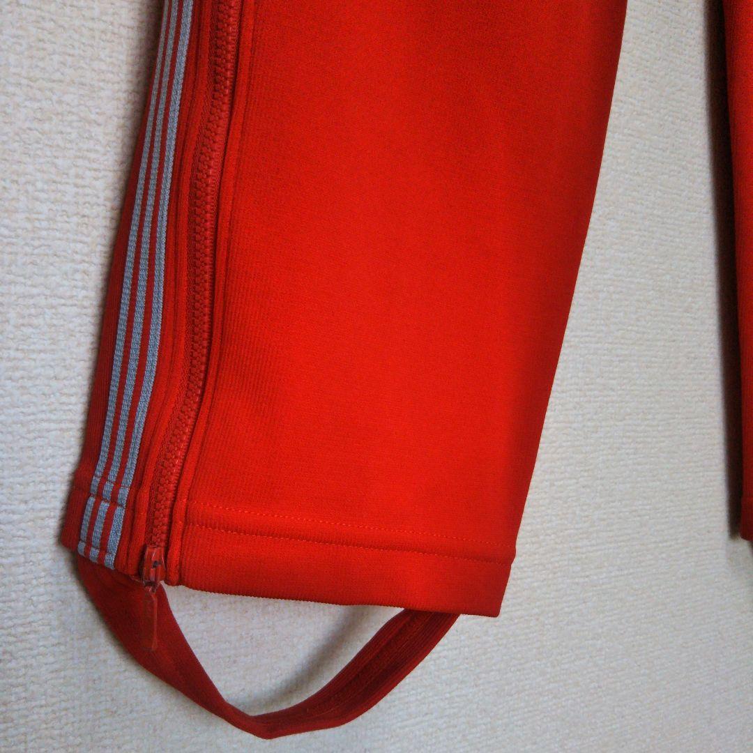 アディダス メンズO  赤 刺繍ロゴ ジャージパンツ トレパン 西ドイツ♡E18