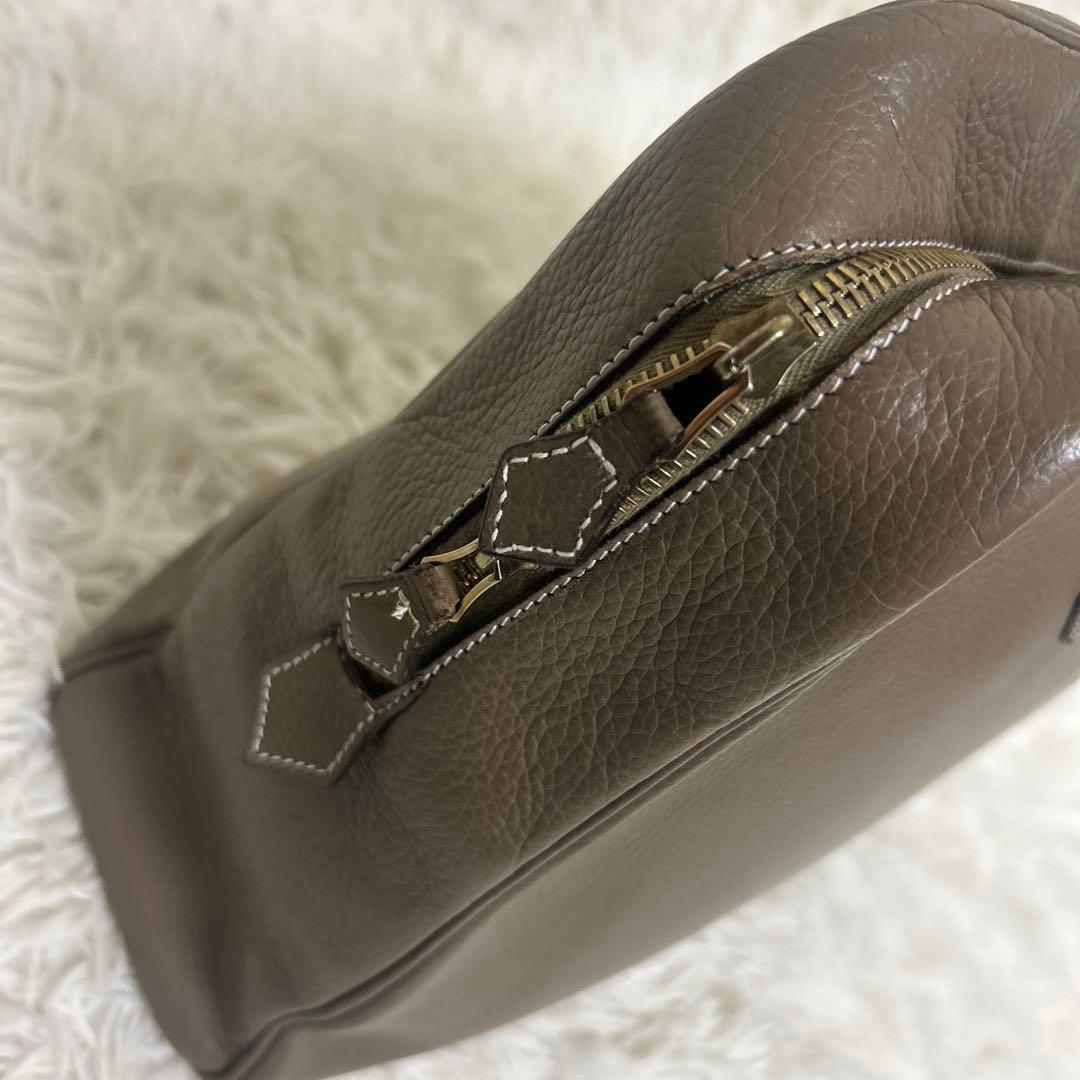 cisei 0901 シュリンクレザーブリーフケース シセイ チセイ　グレージュ