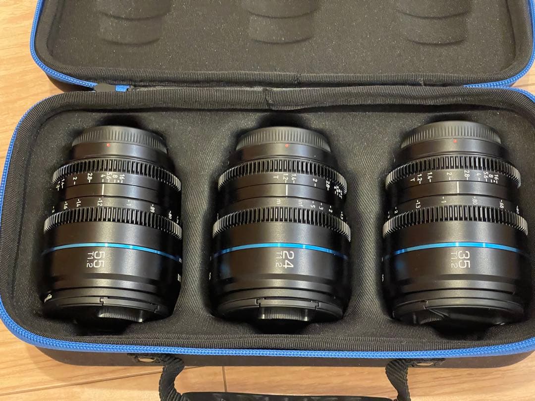 SIRUI NightWalker T1.2 Lマウント 24＋35＋55mm