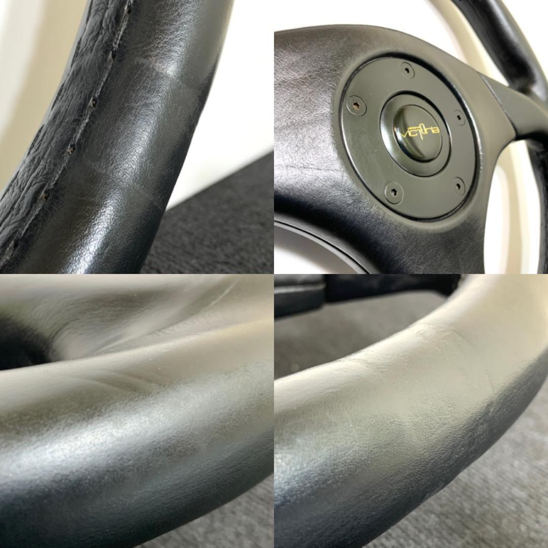 ヴィクトリア レザー ステアリング 36Φ ホーンボタン付き ヴィクトール