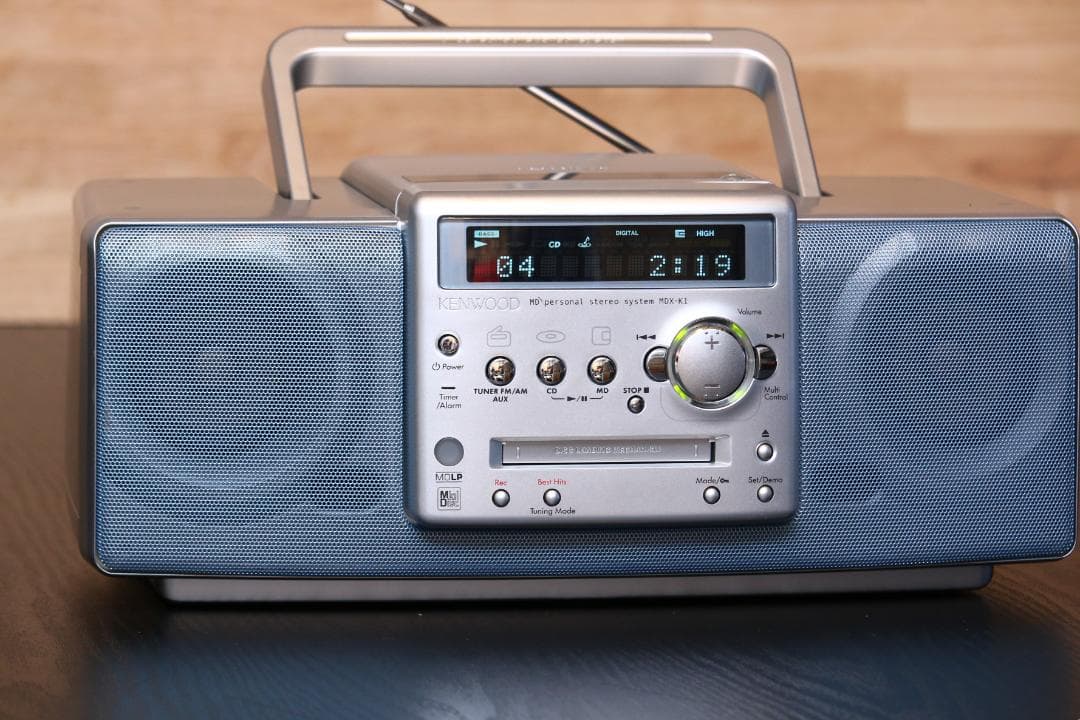 KENWOOD MDX-K1 CD/MD/TUNER コンポ ラジカセ シルバー